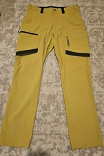 adidas TERREX Men's HH9237 Pulse Olive Zupahike Hiking Pants New Bnwt 32w