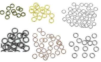 5mm Open Jump Rings - 11 Colors Available! Single Loop - High Quality!