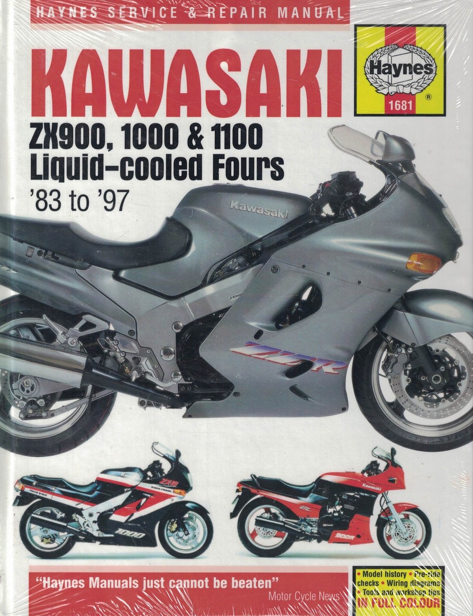 Haynes Repair Manual: Kawasaki ZX900, 1000 & 1100 Liquid-Cooled
