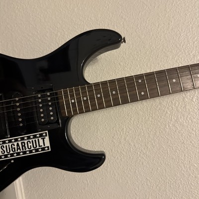 Yamaha ERG121 Electric Guitar SuperStrat BLACK with gig bag | eBay