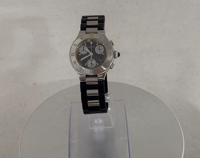 Cartier Must 21 Chronoscaph W10198U2 SM Quartz Womens Watch