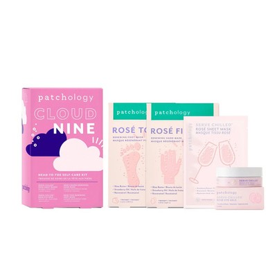 Patchology Cloud Nine Head To Toe Self Care Kit For Skin Hydrating and Renewing