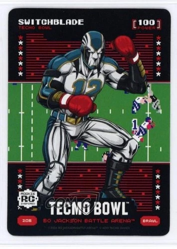 2026 Bo Jackson Battle Arena: Tecmo Bowl Edition Brawl Switchblade #206