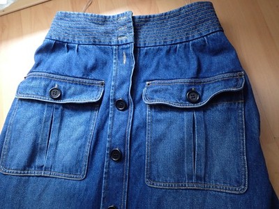 Chloe Jeansrock, lang, chic, gebraucht, Gr.36