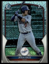 2023 Bowman Chrome #BCP-187 Jesus Galiz Prospects Mojo Refractor
