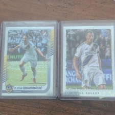 Topps Chrome MLS Soccer Card Lot Zlatan Ibrahimovic LA Galaxy 2018-2019 2019