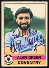 Alan Green Autographed 1977 Topps Card #146 Coventry
