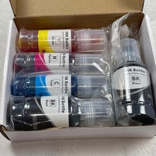 5 Pack 502 Ink Refill Bottles for Epson EcoTank ET-2760 ET-3760 ET-4760 ET-2850