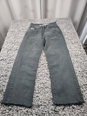 Diesel Basic Jeans Damen - Gr.32- Grün/Grau 2000er Bootcut Highrise Y2K Jeans