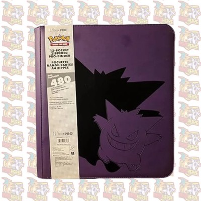 Ultra Pro Elite Series Gengar 12-Pocket Zippered PRO-Binder   Pokémon Karten Ord