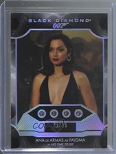 2025 James Bond Black Diamond Relics 21/25 Quad as Ana de Armas Paloma #21 6o2