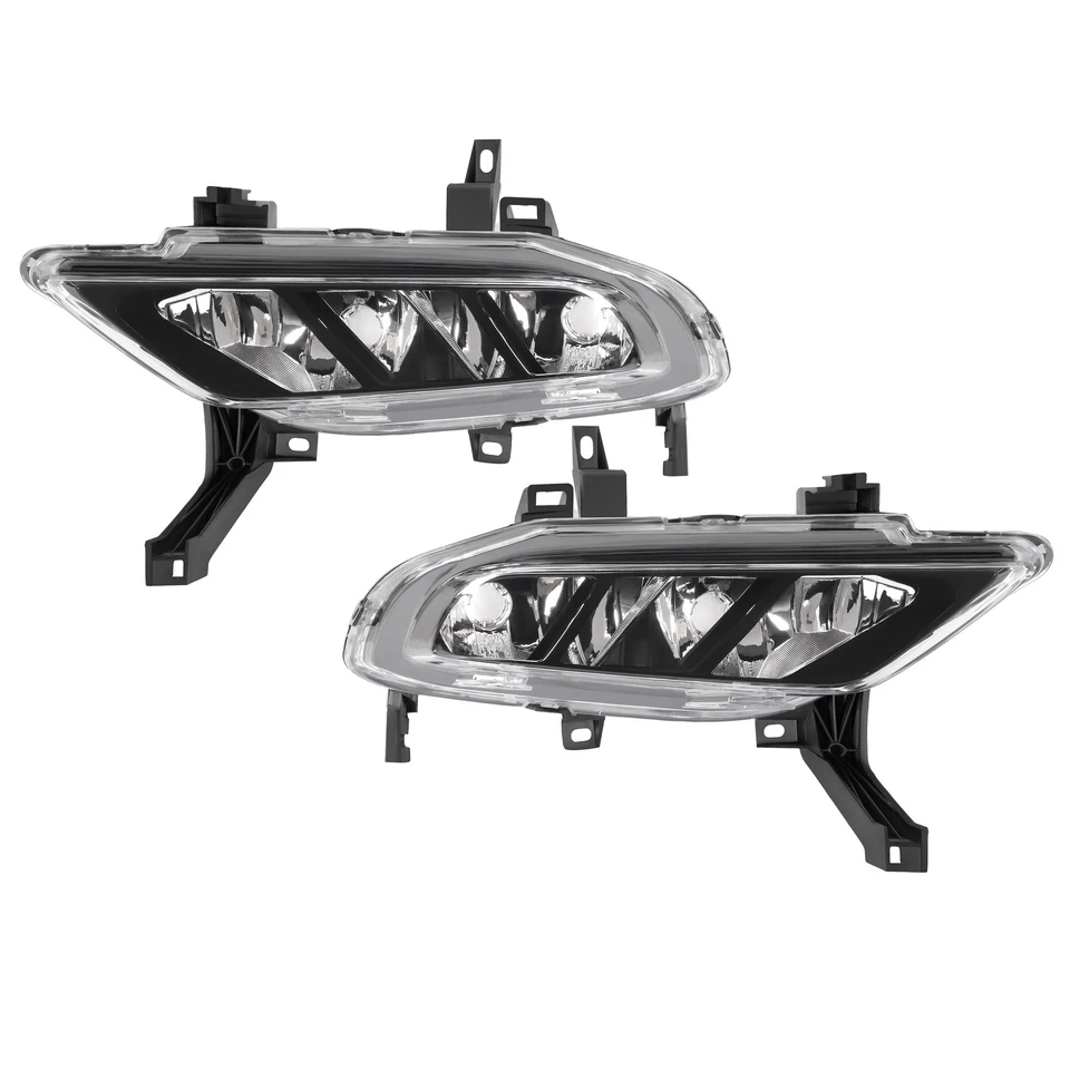 For Nissan Maxima 2016-2019 Bumper Fog Lights Lamps kits Right & Left Side - Imagem 3 de 4