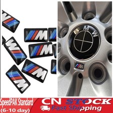 10x Bmw M Sport Alloy Wheel Badge Sticker Emblem Decal Bmw 17mm X 11mm