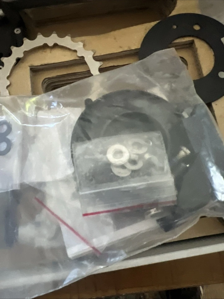 BIELAS DE 2 VELOCIDADES TRUVATIV HAMMERSCHMIDT DE COLECCIÓN 170 MM 2X ENGRANAJES INTERNOS JUEGO RARO Foto 4 de 4