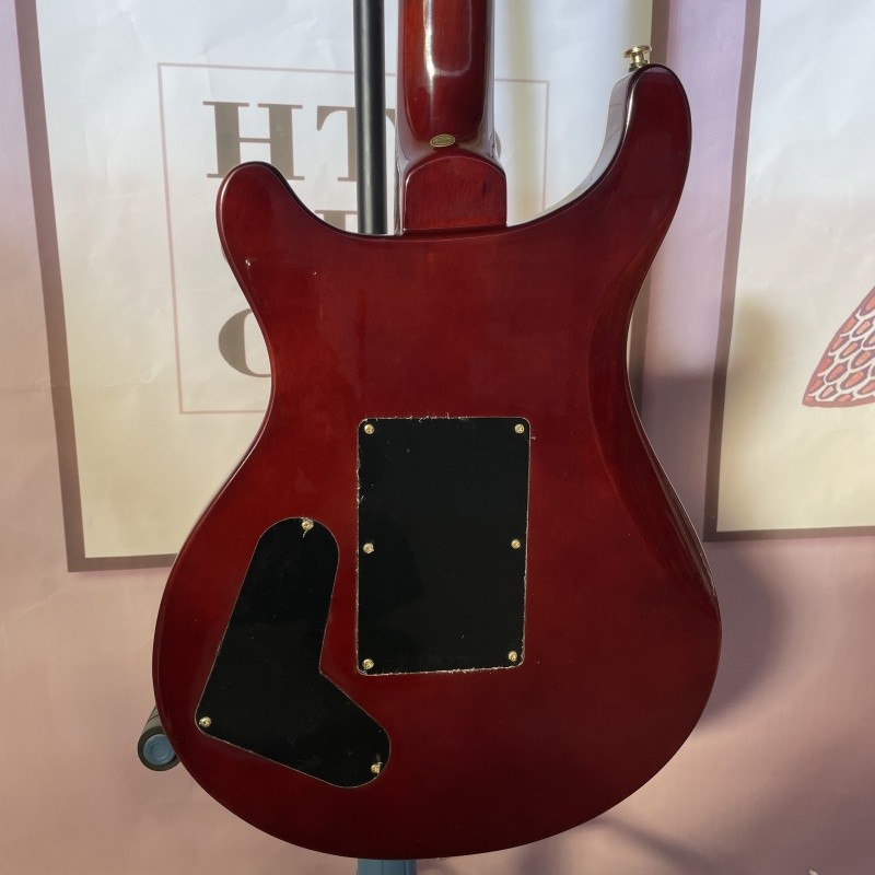 Blue SE PRS Custom 24 Electric Guitar Quilted Maple Top 2H Pickups Gold Hardware