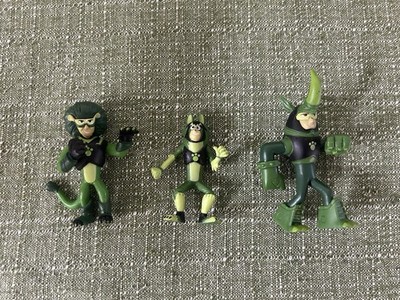 Wild Kratts Action Figure Set Chris Martin Aviva Dog Lion Rhino Plastic