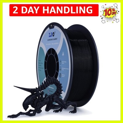3D Printer Filament, PLA Filament 1.75mm, Black pla 1KG2.2lbs, Dimensional Ac...