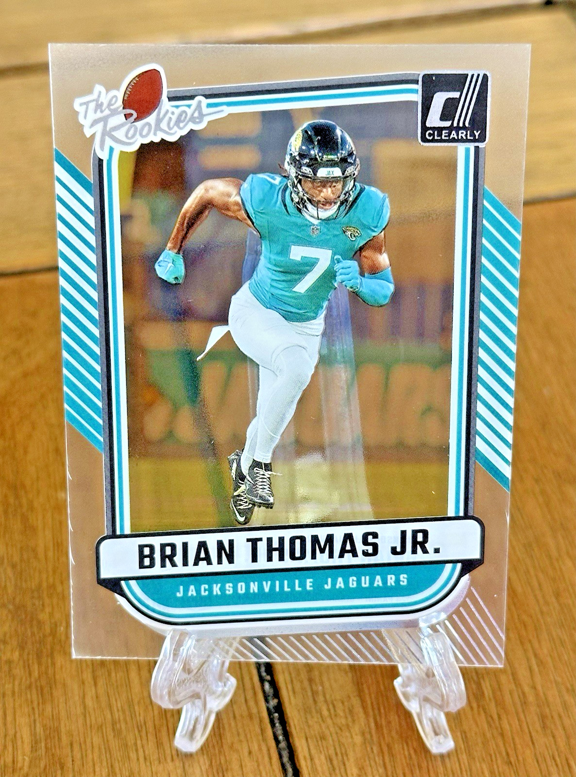 2024 Donruss Clearly Brian Thomas Jr RC The Rookies #12