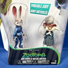 New - JUDY HOPPS & MAY BELLWETHER - Zootopia 3" FIGURE 2-Pack POSEABLE Toy