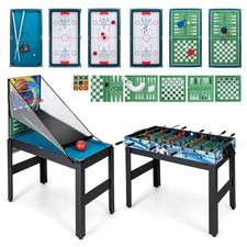 14-In-1 Game Table Combo Game Table for Party Game Room Family Night