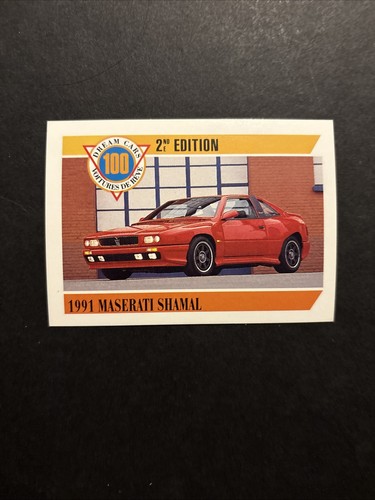 Jb26 Action Dream Cars 100 2nd Addition 1992 #59 Maserati Shamal 1991 - Bild 1 von 2