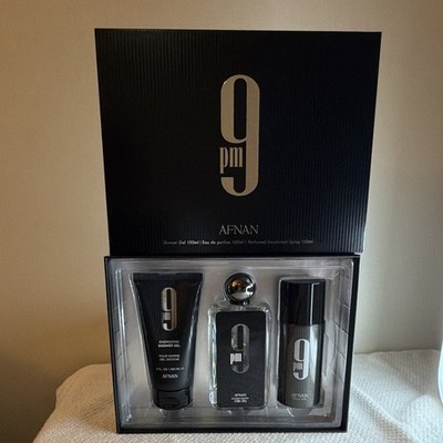 Afnan 9pm Gift Set Eau de Parfum EDP Spray, Regular Size 3.4 fl oz