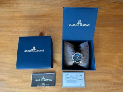 JACQUES LEMANS QUARZ UHR DAMEN MELBOURNE 1-2182C LEDER ARMBAND NEU!!!