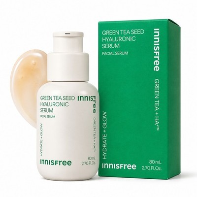 INNISFREE Green Tea Seed Hydrating Hyaluronic Facial Serum K Beauty 2.70 oz NIB