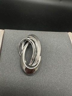 Spilla per cravatta in argento sterling 925 elegante elegante