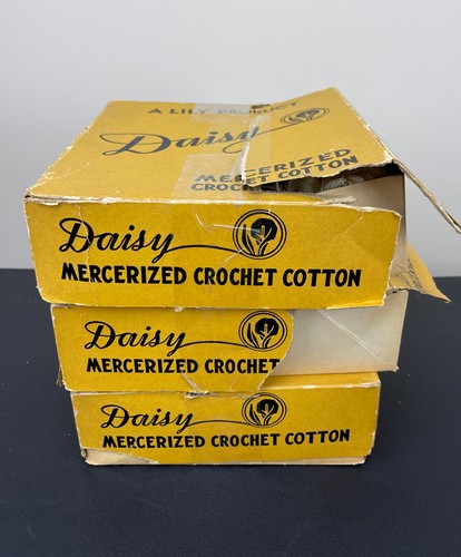 Lot 32 Daisy Lily Mercerized Crochet Cotton Skeins NOS w/ Boxes Art 65 No 20 - Picture 23 of 24