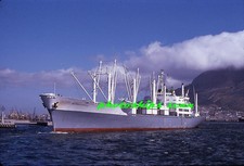 1 slide of US-flag Moore-McCormack Line 1965-built cargo ship MORMACRIGEL