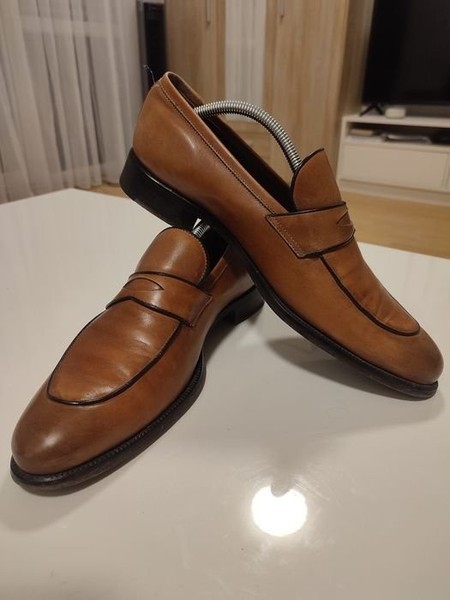 Men a.testoni Loafers Brown 43