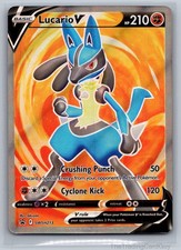 Lucario V Promo SWSH: Spada e Scudo Carte Promo Holo SWSH213 NM