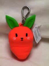 Bath & Body Works CARROT BUNNY Cute Pocketbac HOLDER Keychain Clip NWT spring