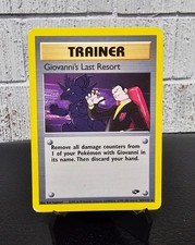 Giovanni's Last Resort 105/132 Rare Gym Challenge Pokemon Unlimited LP on eBay