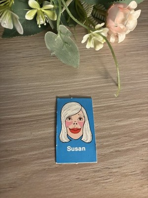 Guess Who? Ersatz-Charakterkarte 1980 - ''Susan'' (blau)
