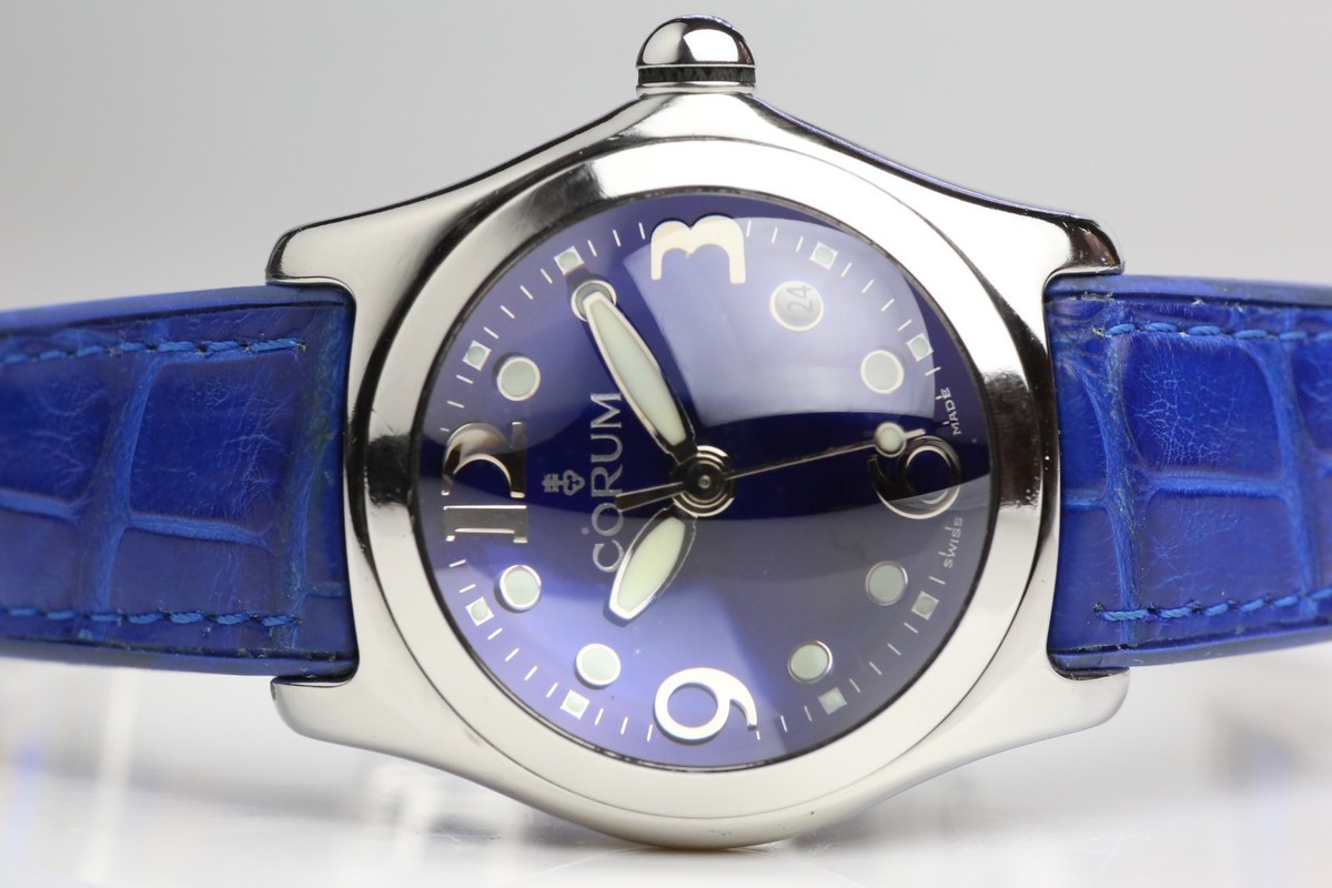 Corum Bubble Quartz Ladies Watch, Blue Dial, 99.150.20 | eBay display picture 3