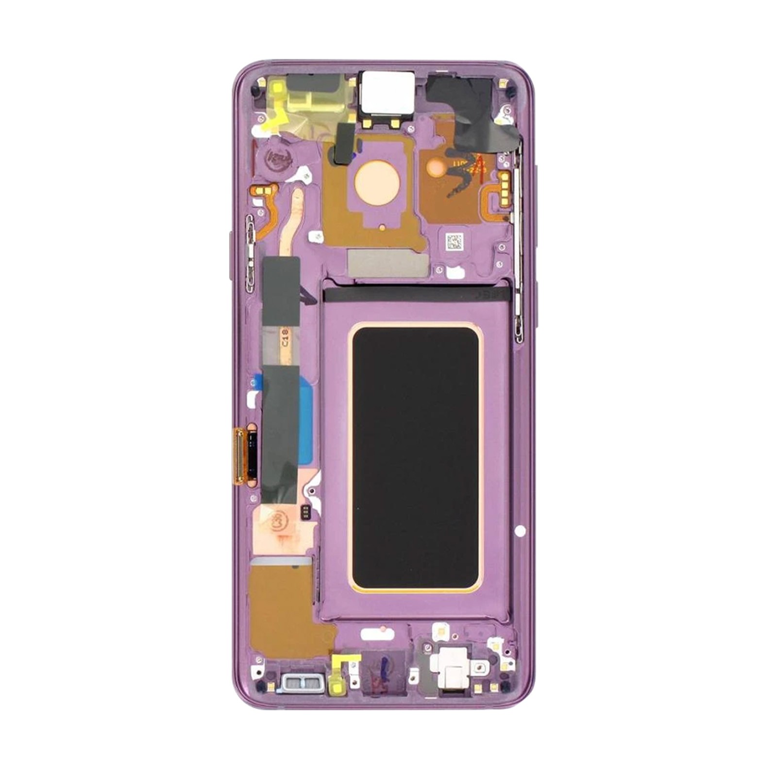 Vitre pré-montée Galaxy S9 Plus bloc écran tactile violet - 3