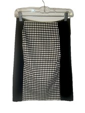 Michael Kors Houndstooth Stretch Lined Pencil Skirt, Women s Size 4 Career Work