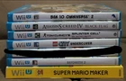 Nintendo Wii U Games - Lot of 6 Games - Mario Maker, Ben 10, Bayonetta