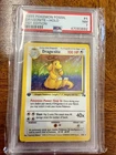 Pokemon 1st edition Fossil Dragonite Holo 4/62 PSA 7