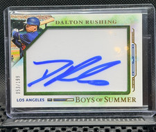 Dalton Rushing 2025 Boys of Summer Jumbo Acetate Auto #53/199 - L.A. Dodgers