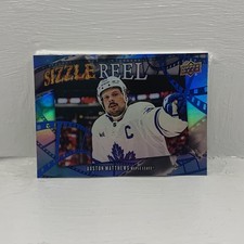 2025-26 UD Series 1 Auston Matthews Sizzle Reel #SR-19 Toronto Maple Leafs