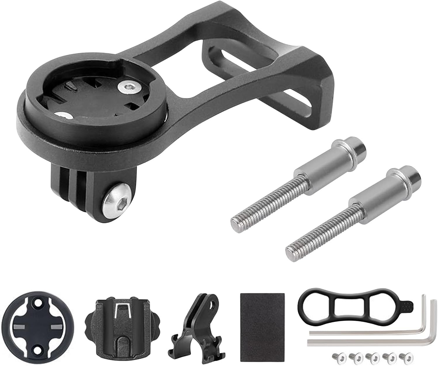 Support de vélo pour compteur Garmin Edge en nylon noir robuste