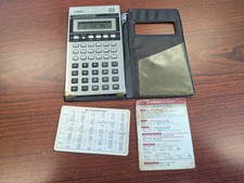 Vintage Casio fx-8100 Scientific Calculator Clock Alarm Chronograph Japan 1981