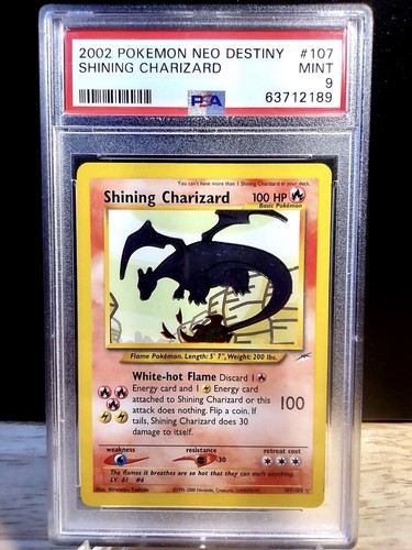 2002 shining charizard pokmon card Pokemon Neo Destiny Shiny #107 PSA 6 Goldin | The Global Go-To