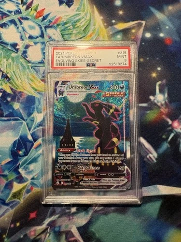 Umbreon Vmax Alt Art Secret Psa 9 Evolving Skies Pokemon