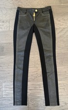 GIANNI VERSACE LEATHER PANTS WOMEN SIZE 38