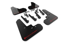 Rally Armor Fits 2025 Kia K4 Black Mud Flap Red Logo