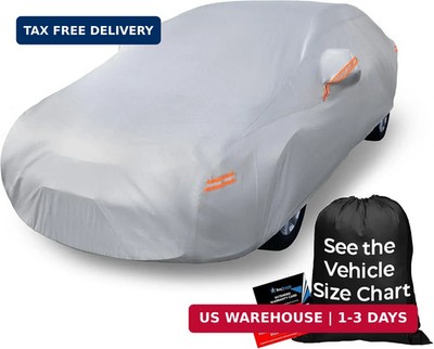 EzyShade 10-Layer Car Cover Waterproof All Weather. See Vehicle Size-Chart for A